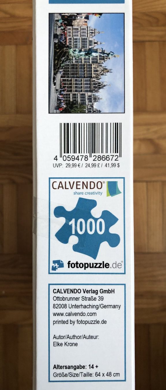 Puzzle: Puzzle 1000er komplett – Usato da Binningen venduto da Steffisboerse 1