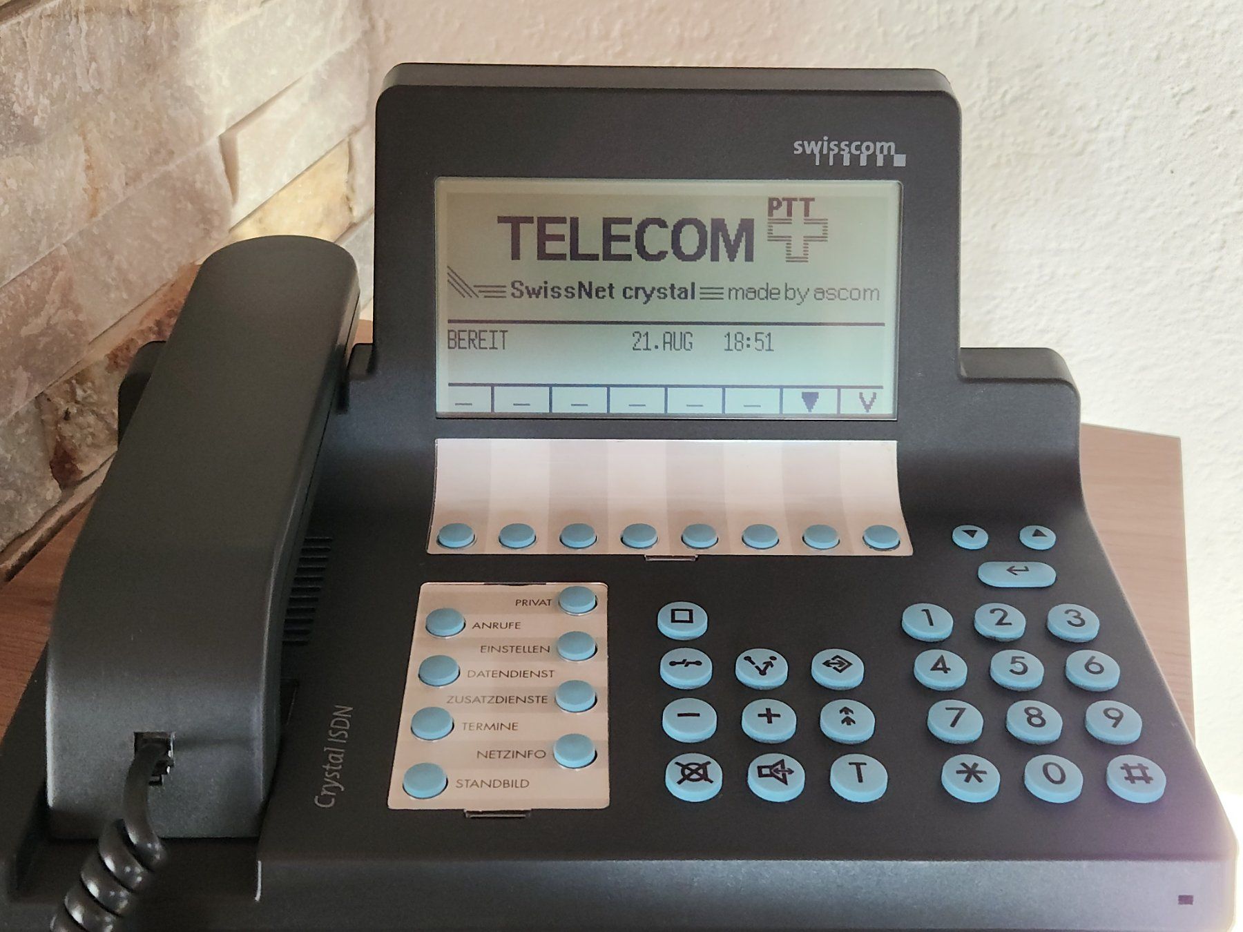 Telefoni: Ascom Crystal ISDN Telefon – Usato da Aarburg venduto da Se20 3