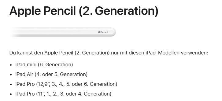 Apple Stylos & Marker: Apple Pencil 2. Generation neu ungebraucht – Neuf (Voir description) à Hildisrieden par Chool 3