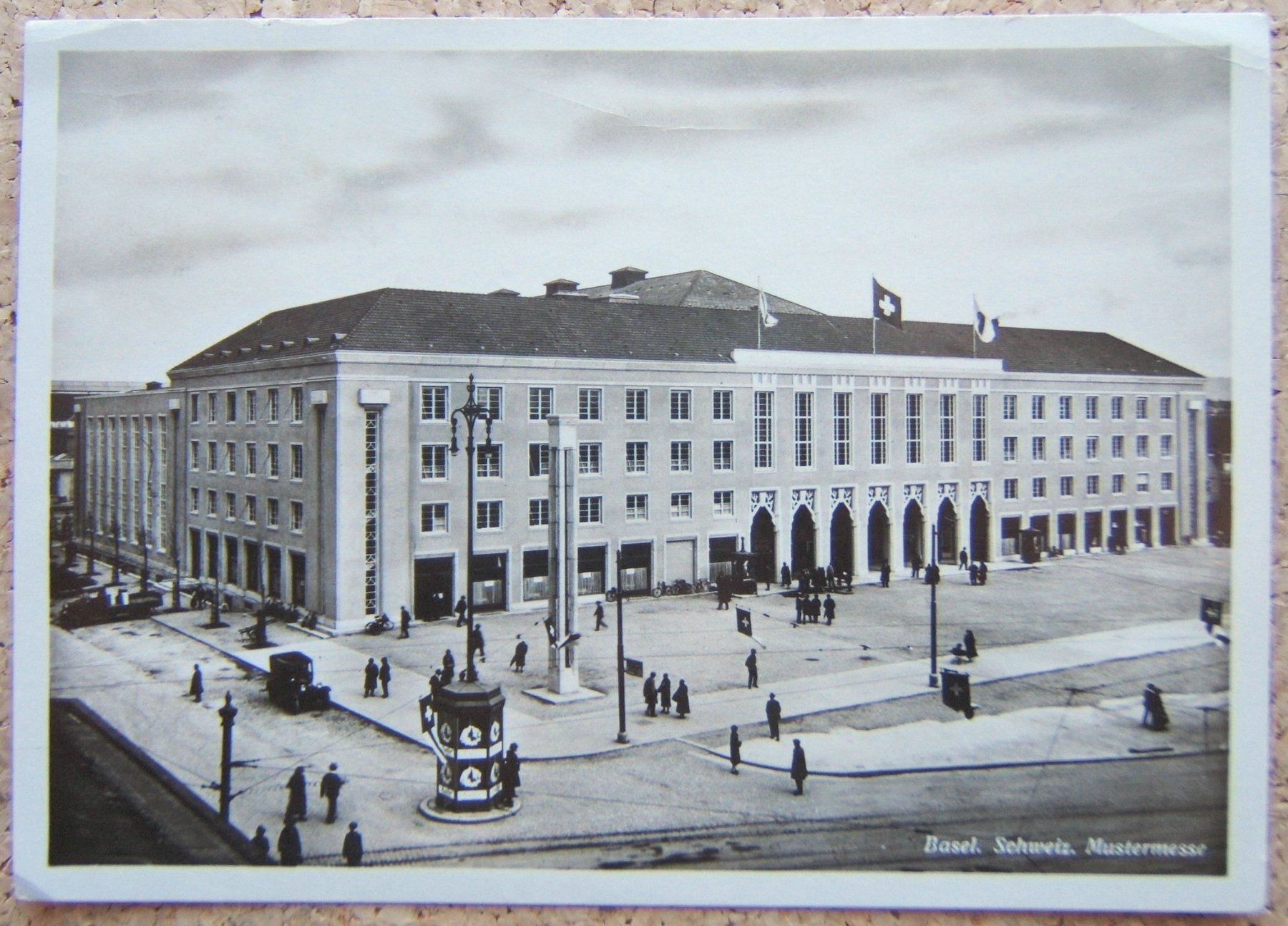 Ansichtskarten: FOTO-AK BASEL MUSTERMESSE 1935 – Gebraucht aus Brunnen von Nonne04