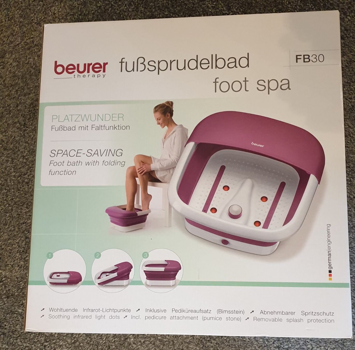 Beurer Dispositivi per massaggi: Beurer FB 30 Fußsprudelbad – Nuovo (secondo la descrizione) da Zürich venduto da sirstians000 1