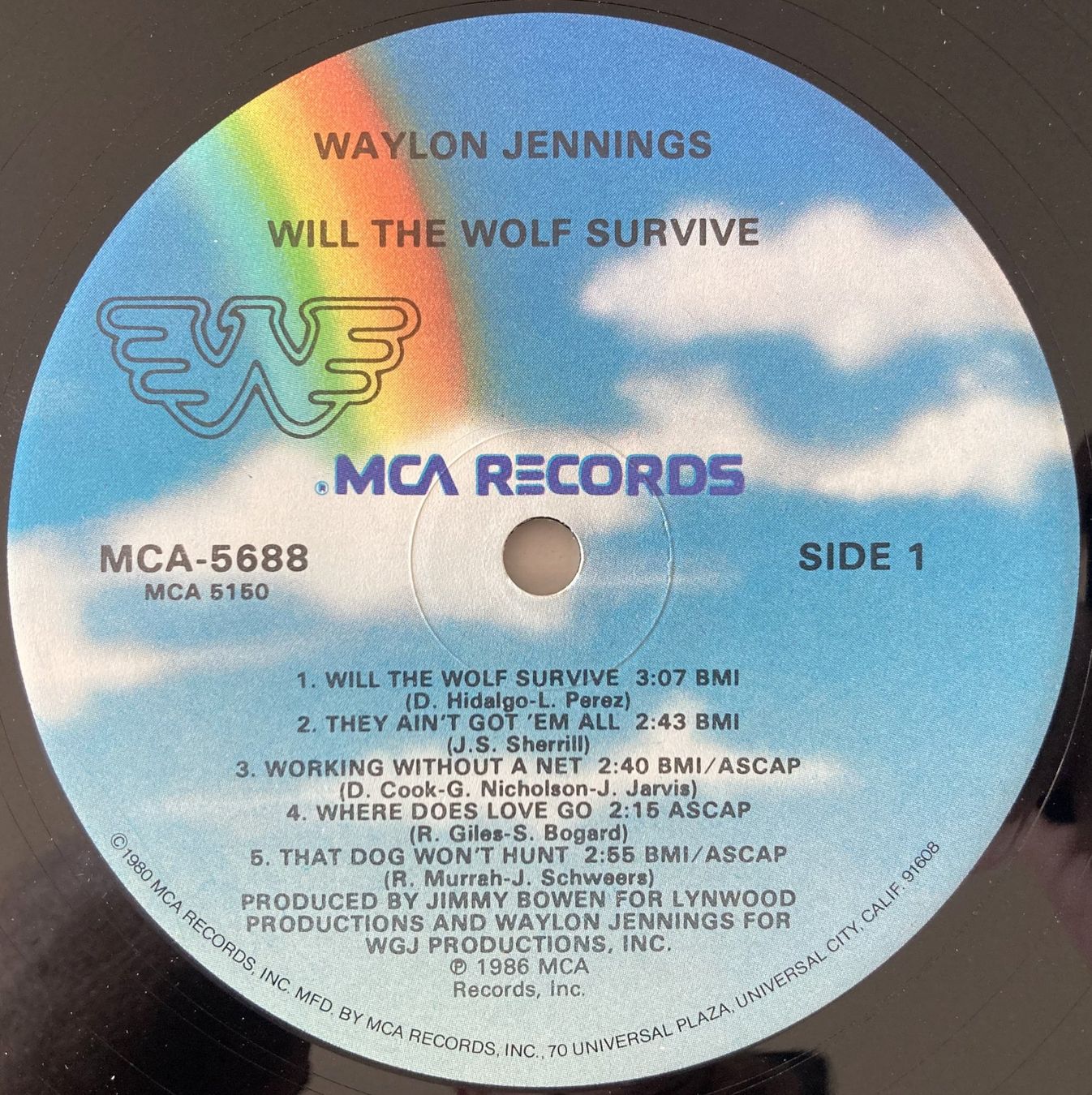 Dischi in vinile: WAYLOM JENNINGS - WILL THE WOLF SURVIVE – Usato da Bottens venduto da hotter-than-hell 2