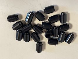 Lego 20 rund Steine Schwarz