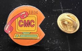 Pin émaillé IBM CMC logo informatique état occasion