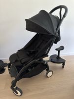 Poussette Babyzen YOYO noir avec planche à roulette Ride-on