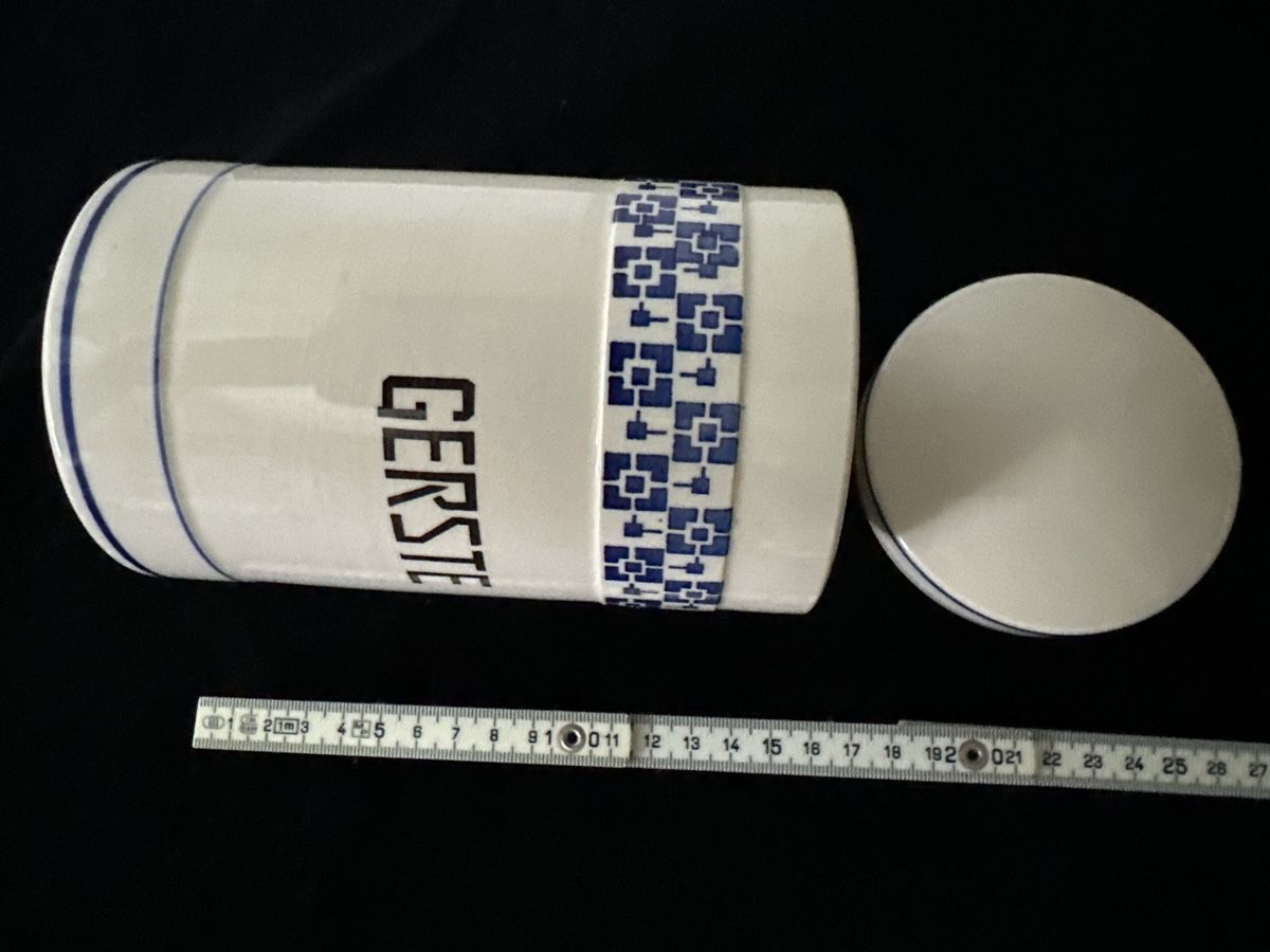 Zuckerdosen: Aufbewahrungs-Dose für Gerste – Gebraucht aus Zürich von Chaeffeler 4
