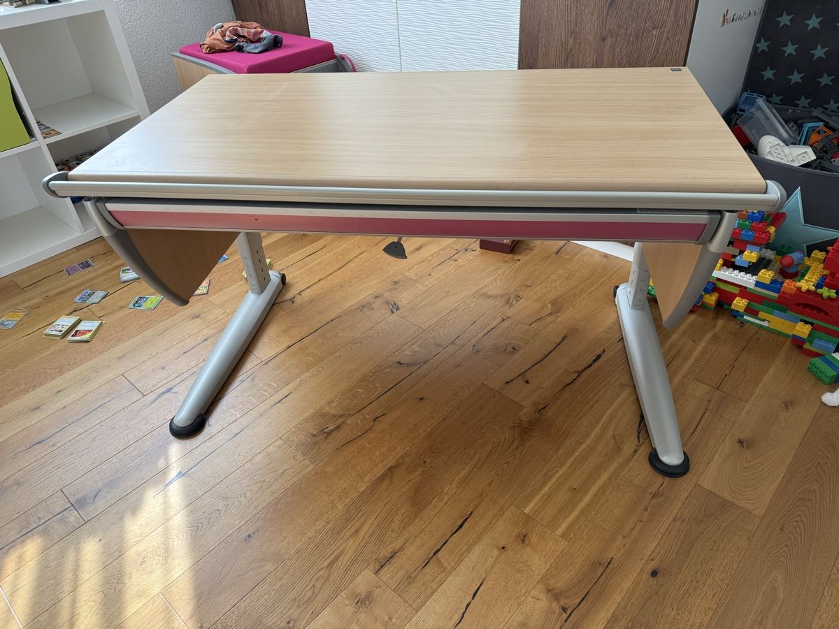 Moll Schreibtische: Schreibtisch Moll mit Rollcontainer – Gebraucht aus Kerns von ritardando