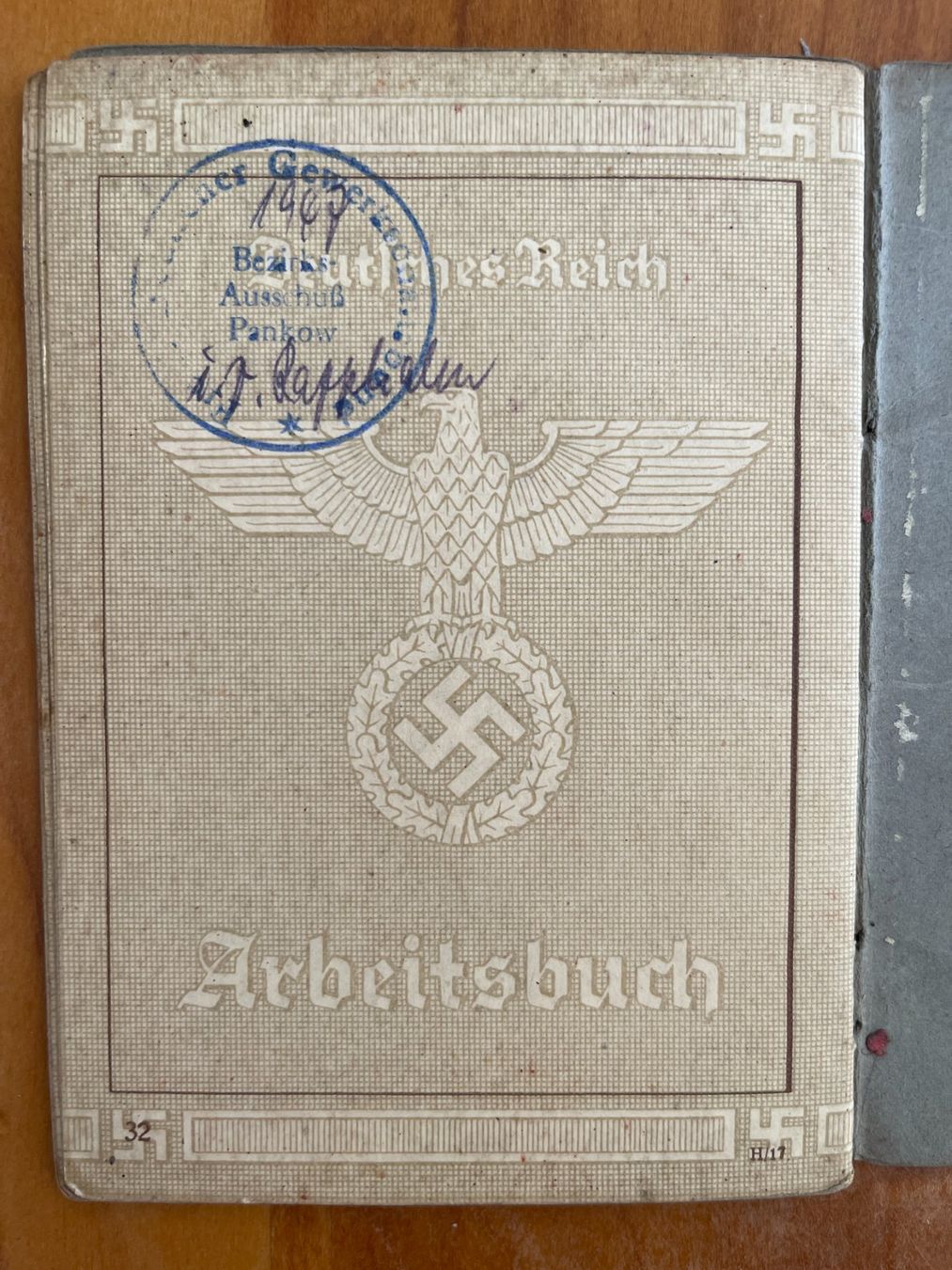 Documenti: Original Arbeitsbuch Deutsches Reich 1935 – Usato da Siblingen venduto da Woltersdorf50 6