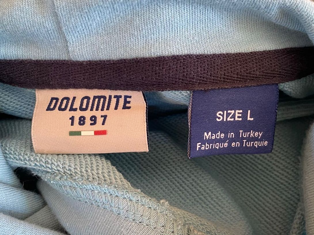 Dolomite Maglioni & Felpe: Dolomite Kapuzenpullover Hoodie Gr. L hellblau, Neu – Nuovo e nell'imballaggio originale da Buochs venduto da H16 1