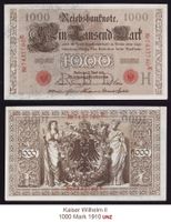1000 Mark 1910 UNZ
