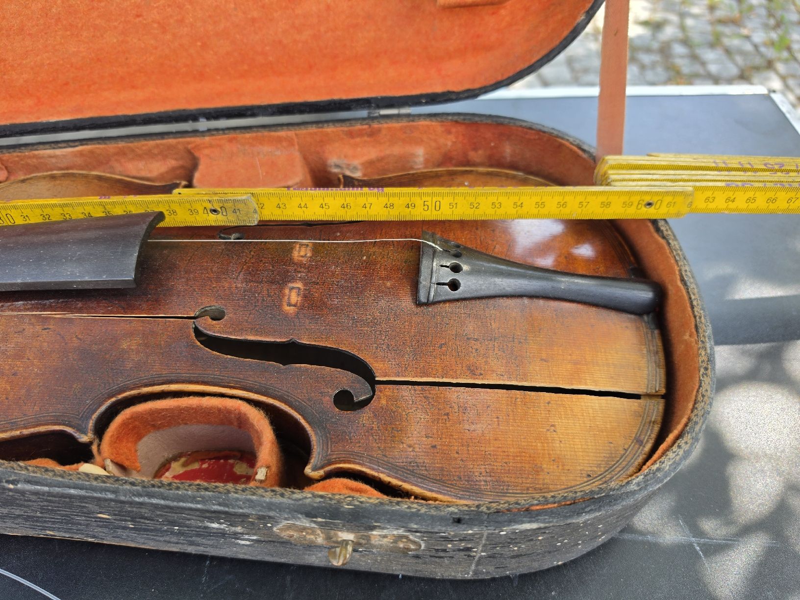 Strumenti musicali: Violin Viola Case Bow Set antique used 50cm length – Usato da Mettlen venduto da elios0888 2
