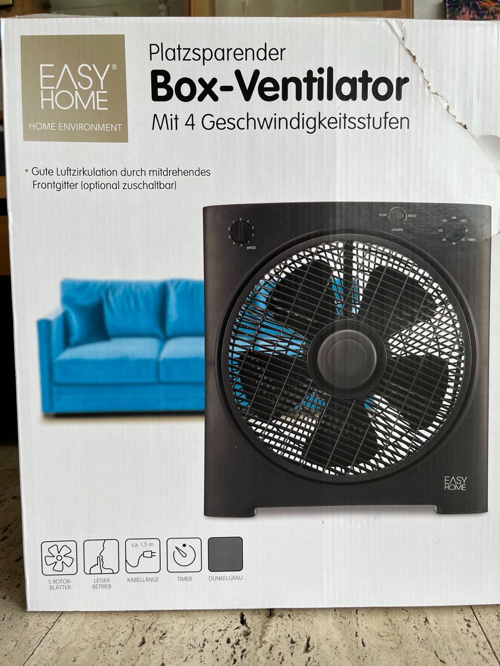 Ventilatoren: Easy Home Tisch-/Bodenventilator – Gebraucht aus Dornach von inf_8ryt 2