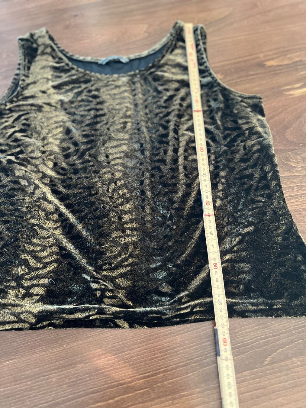 Tops: Eterna- Damen Top Samt Tigerprint Gr. 44 – Gebraucht aus Ebmatingen von Mistelu 4
