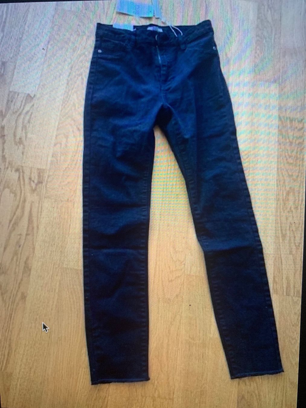Jeans: Schwarze Hose Gr. 34 Damen / OVS Basic - Neu – Nuovo e nell'imballaggio originale da Beromünster venduto da msklef