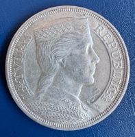 Silbermünze Lettland 5 Lati 1931 schön!