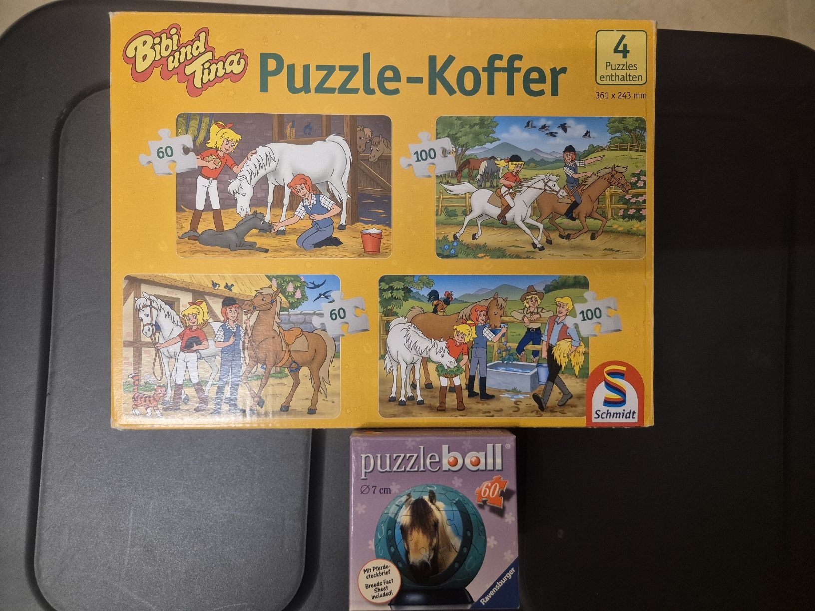 Puzzle: Bibi und Tina Puzzlekoffer – Usato da Rheinfelden venduto da calla07