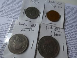 Jordanien 1978, Serie 4 Münzen