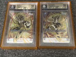Dragonball FW FP-006 Goku/FP-007 Vegeta Winner Set BGS 10