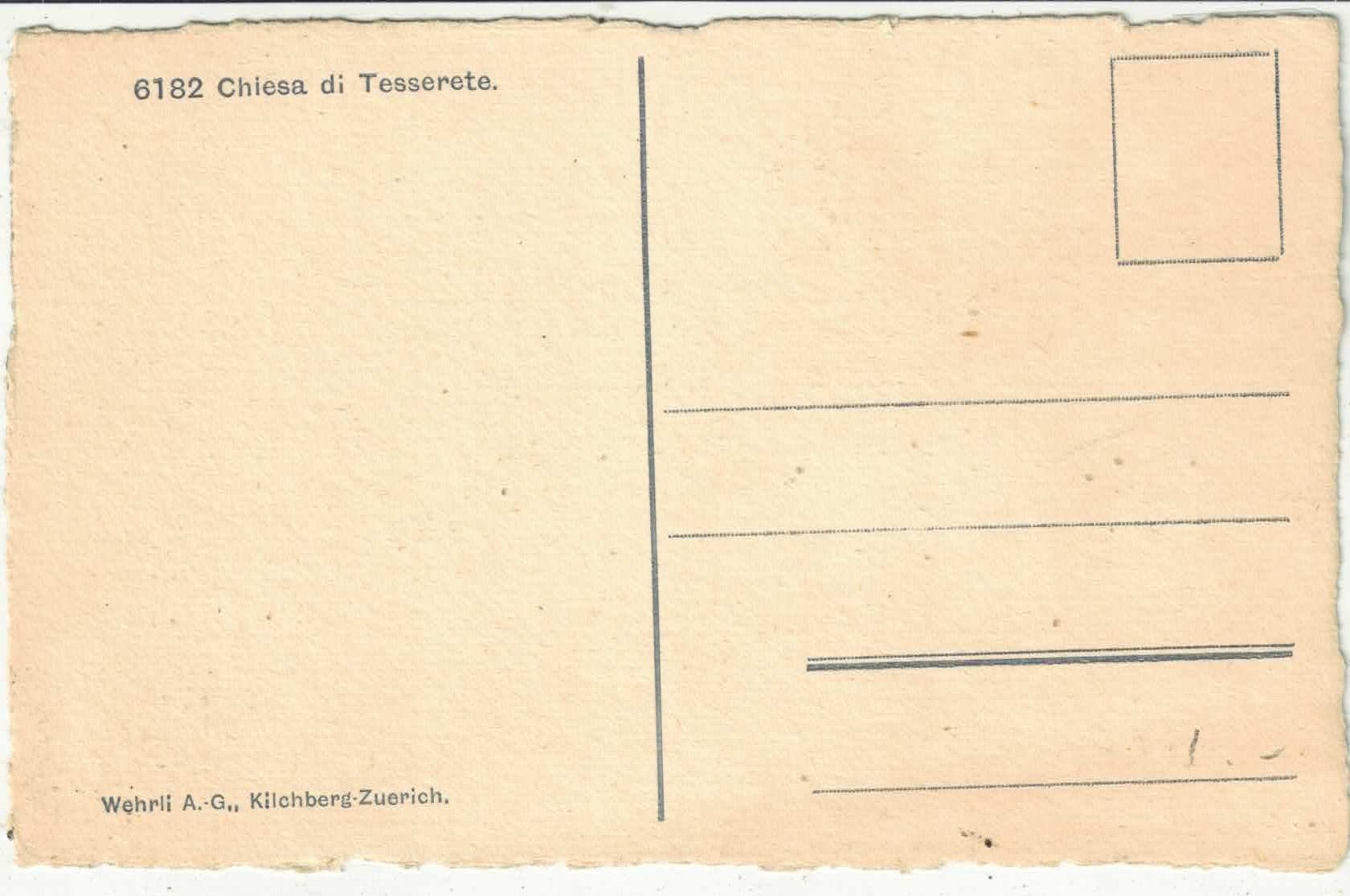 Cartes postales: Chiesa di Tesserete – D'occasion à Ettingen par Kartenplanet 1