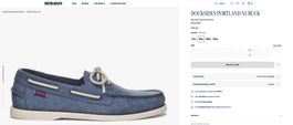 Sebago Bootsschuhe hellblau, Gr. 36 - Perfekt für den Sommer
