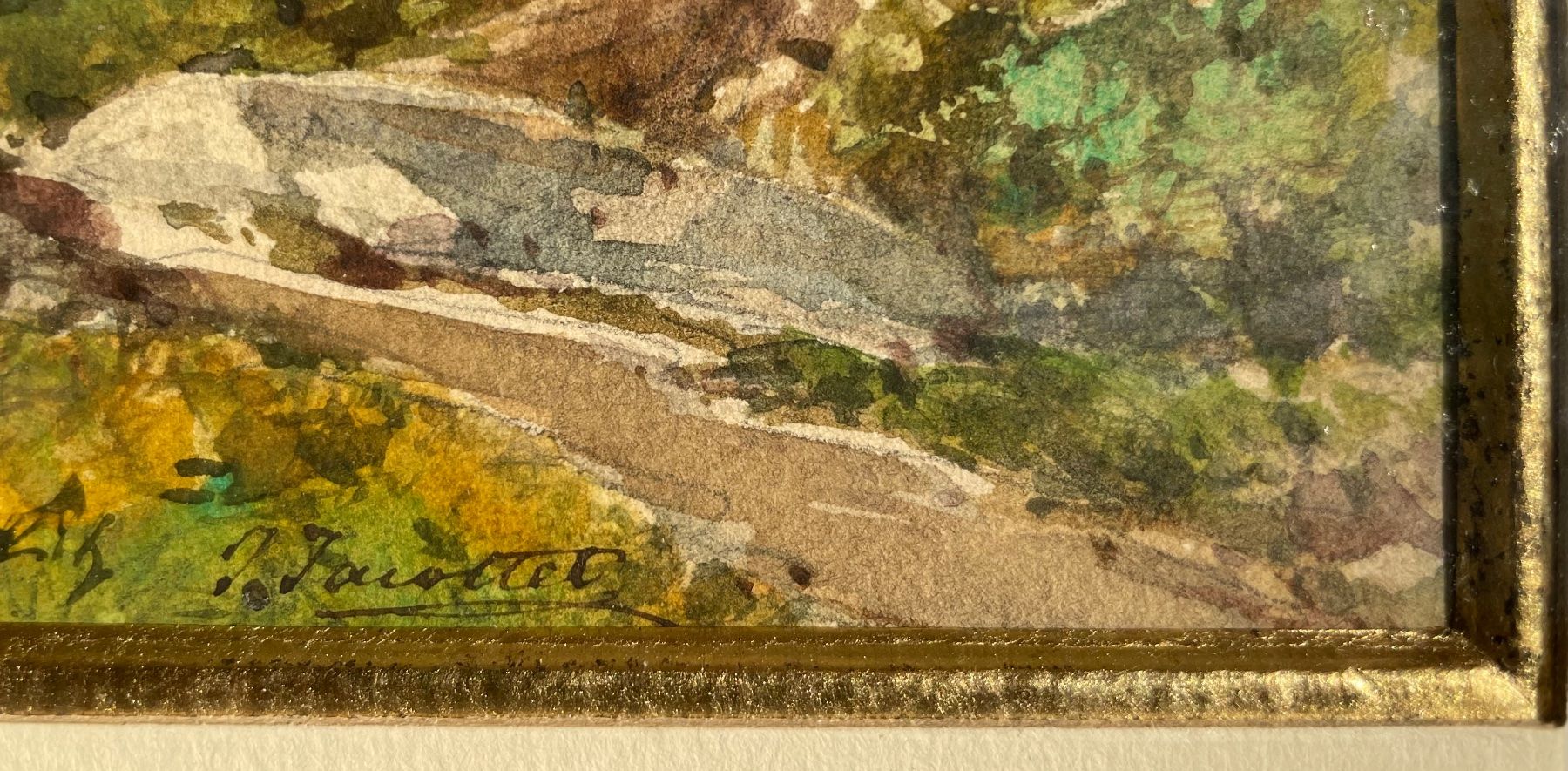 Tableaux: J. Jacottet aquarelle Pyrénées – D'occasion à Biel/Bienne par Galaq 2