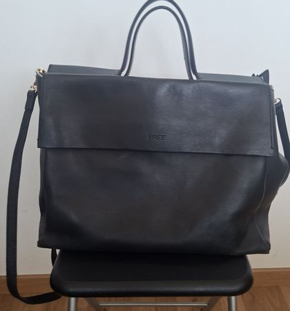 Bree Tasche Leder schwarz guter Zustand
