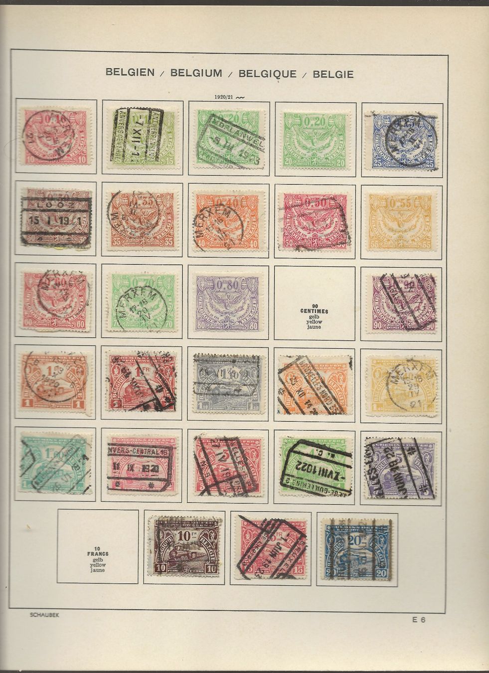 Tous les timbres: Marken Belgien Eisenbahn – D'occasion à Au ZH par xelagreb01 6