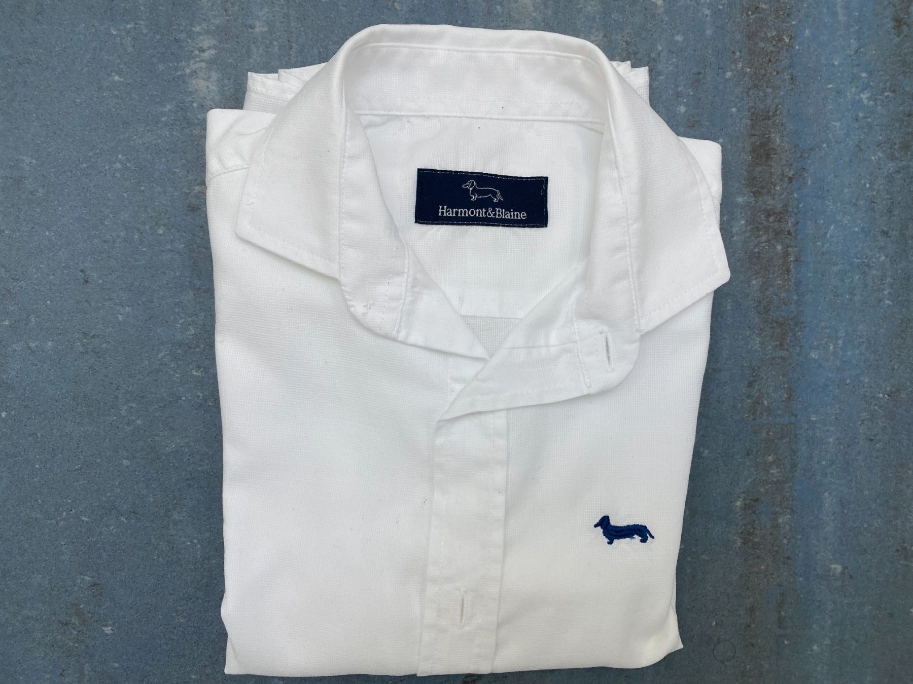 Camicie, T-shirt & Polo: weisses Hemd von Harmont & Blaine, Grösse 104 – Usato da Wagen venduto da 20Ricola18