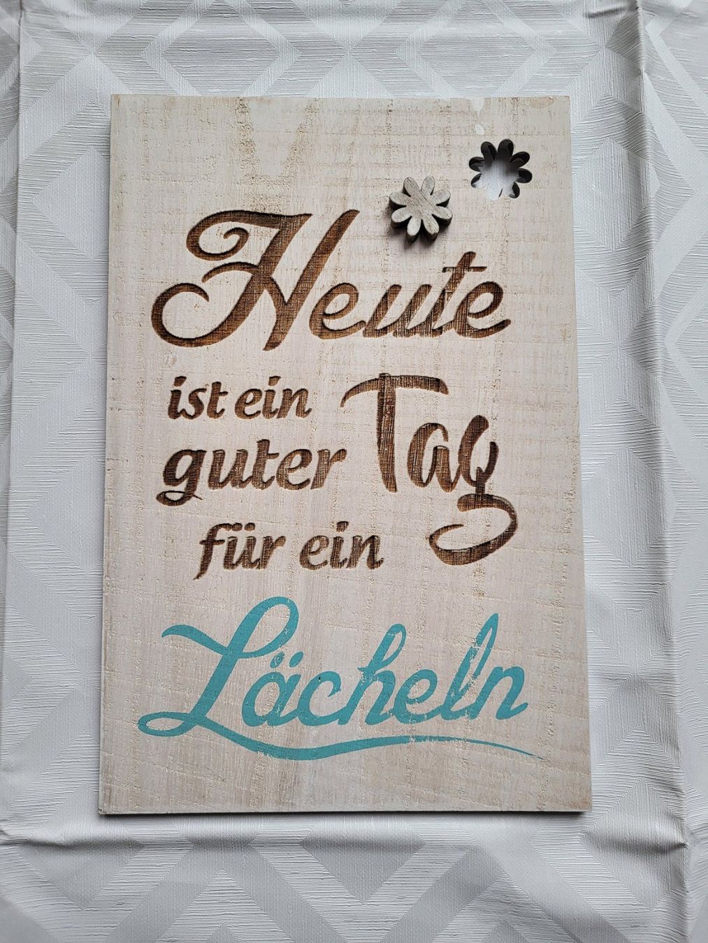 Foto & Immagini: Holzbild mit Spruch ca. 20x30cm – Usato da Langenthal venduto da blueskye01 1
