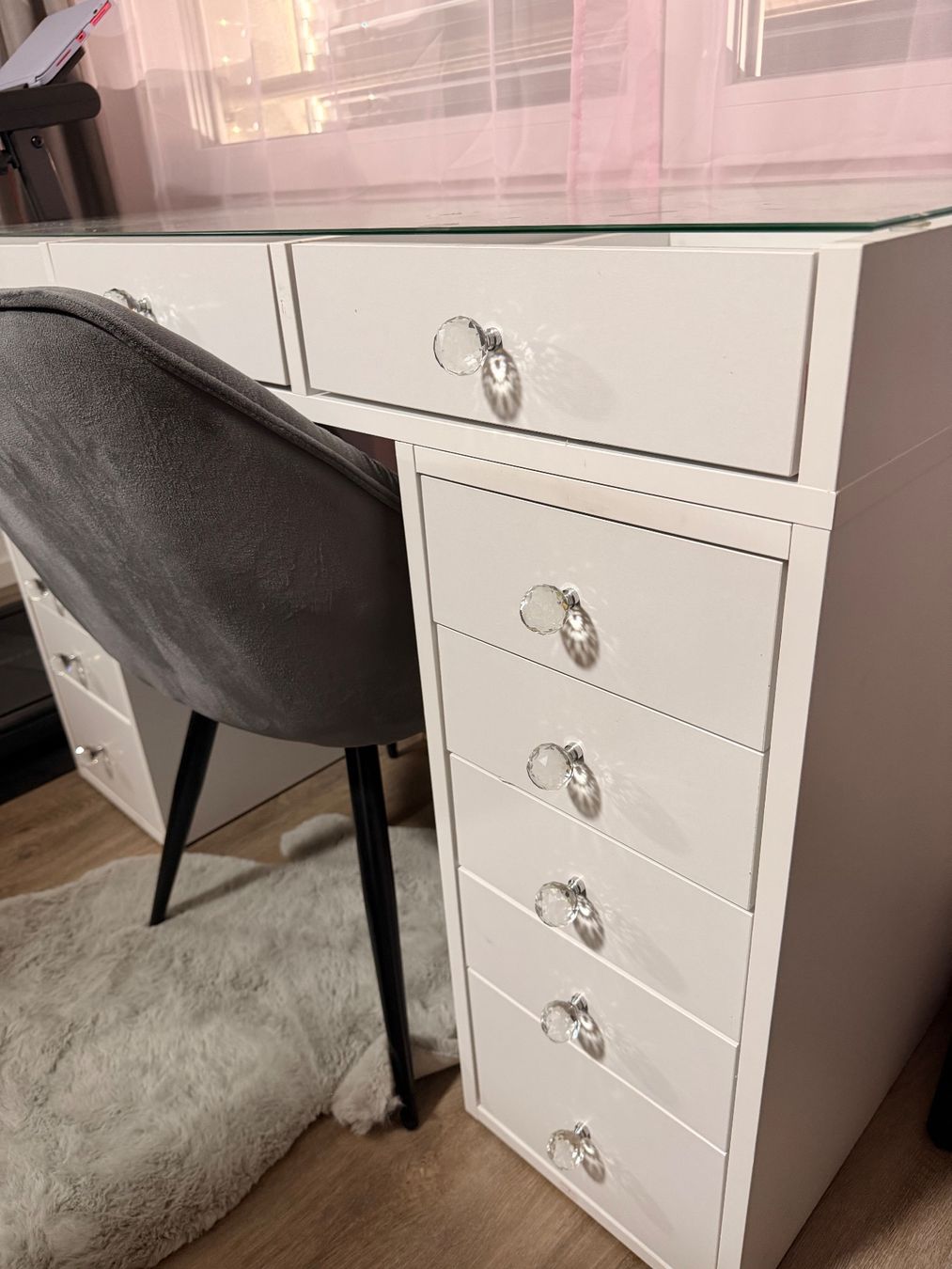 Schminktische: Skye Decor Diamond Schminktisch – Neu (gemäss Beschreibung) aus Winterthur von gebrauchtbrauchbar2 3