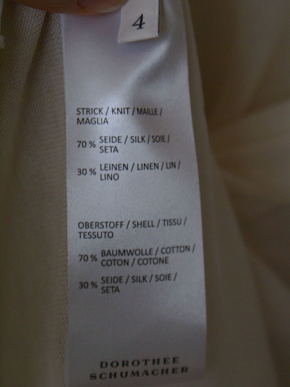 Dorothee Schumacher Giacche: Jacke/ Pullover, Dorothee Schumacher, L, Neu – Nuovo (secondo la descrizione) da Wattwil venduto da diamant1 4