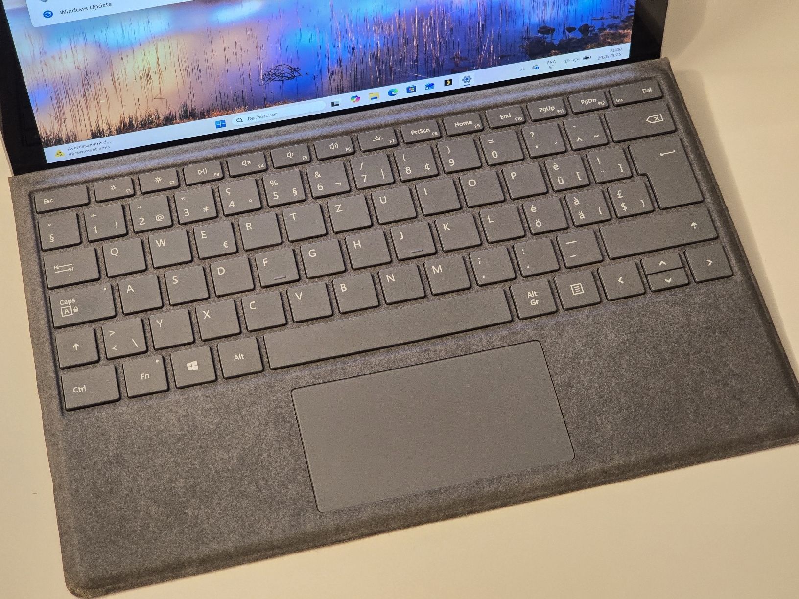 Microsoft Tablet PC: Microsoft Surface Pro 7 i5/8GB/128GB avec défauts – Usato da Le Mouret venduto da Lapinou 1