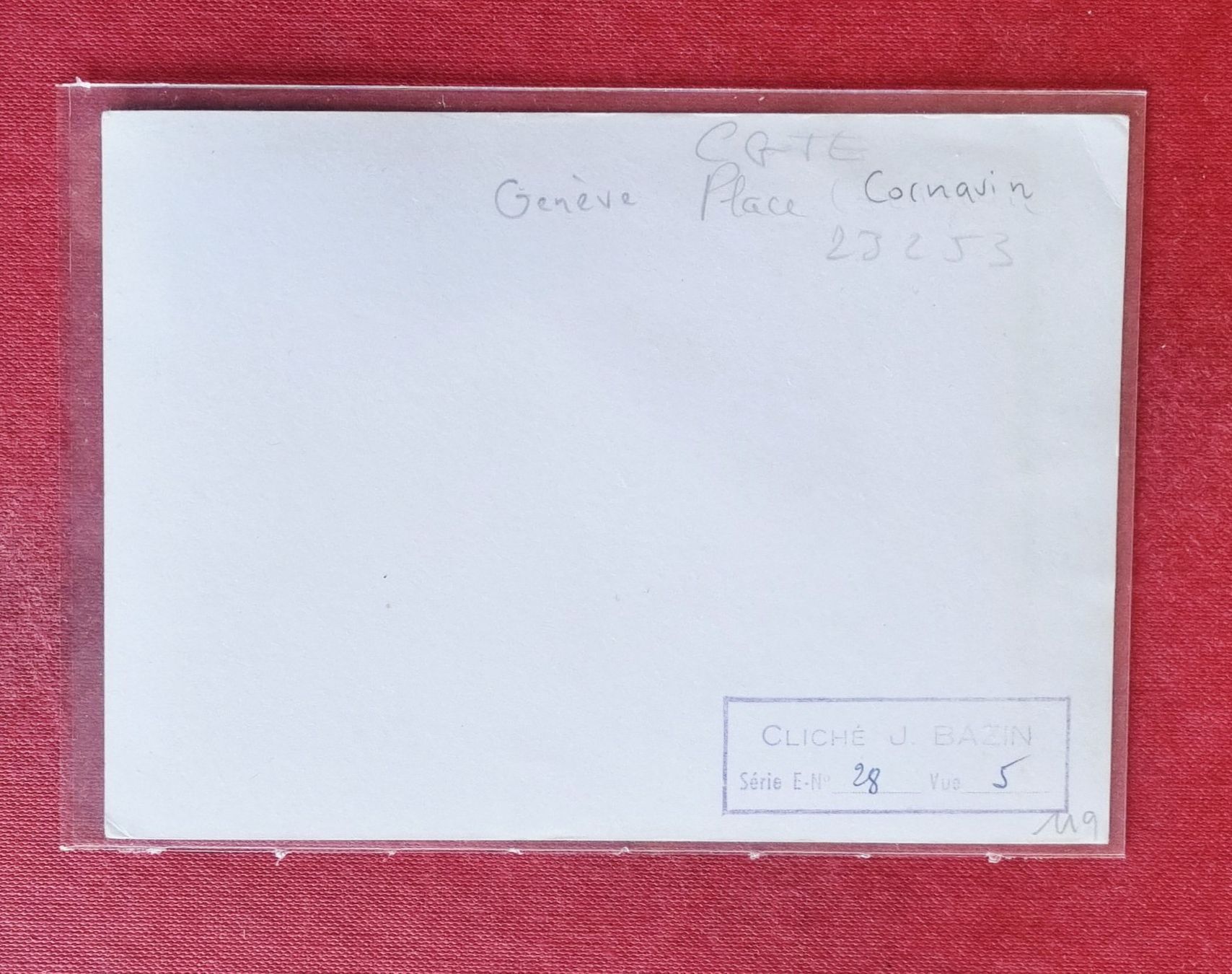 Cartoline postali: Geneve - Place Cornavin - Tramway  - Photo BAZIN – Usato da Rothrist venduto da RROENK 1