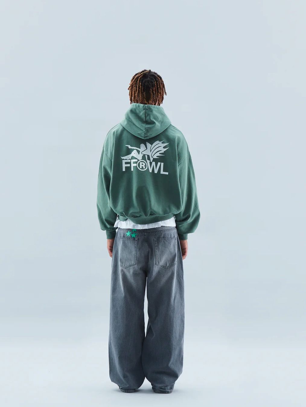 Scuffers Jumbo Pants Washed Gray (Nuovo (secondo la descrizione