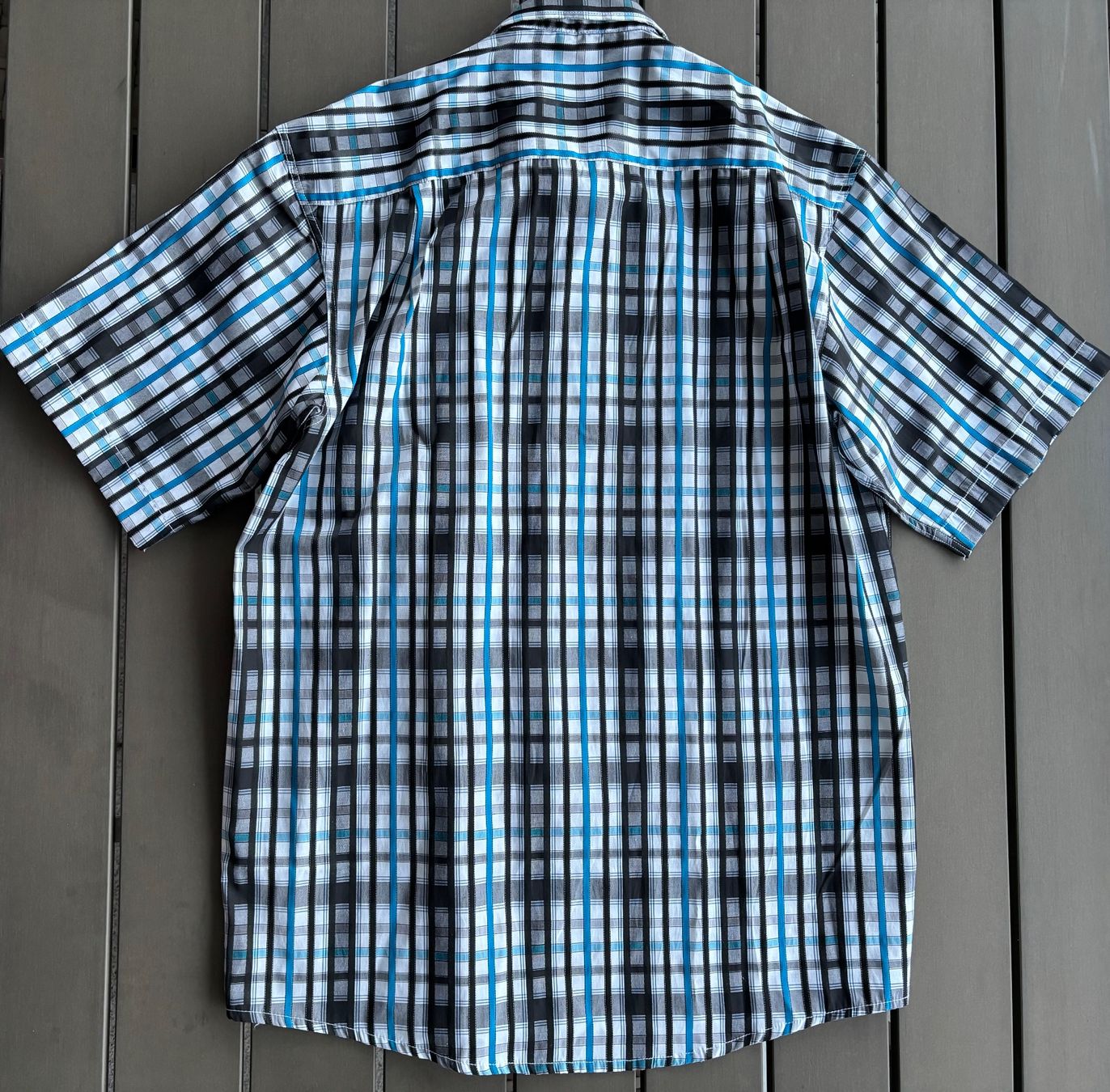 Jack Wolfskin Camicie: Jack Wolfskin Freizeithemd, Gr. L, blau grau kariert – Nuovo (secondo la descrizione) da Ebnat-Kappel venduto da Molton 1