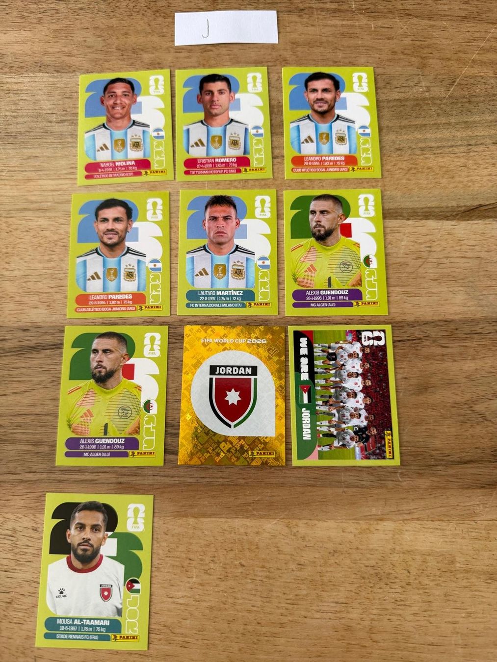 Panini Carte collezionabili: Panini 2026 Gruppen F-J – Nuovo (secondo la descrizione) da Känerkinden venduto da Mailtotini 8