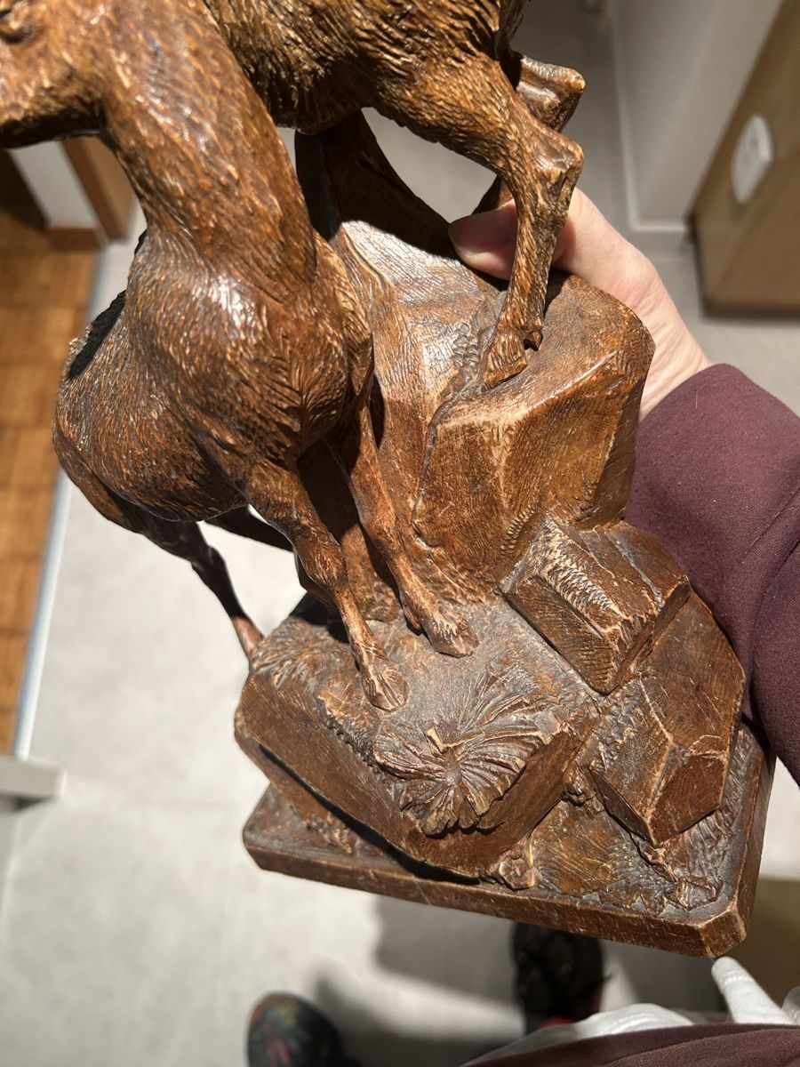 Sculture & Statue: Schöne Skulptur Gämse  – Usato da Bülach venduto da larson27 7