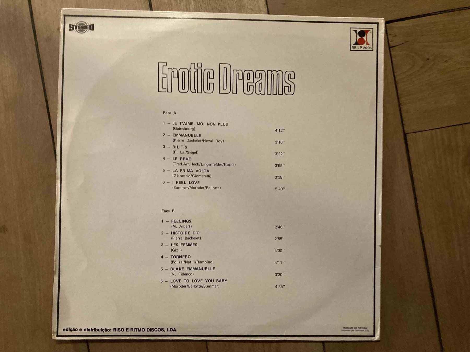 Dischi in vinile: Erotic Dreams - Rare LP! – Usato da Luzern venduto da Needful_Things 1