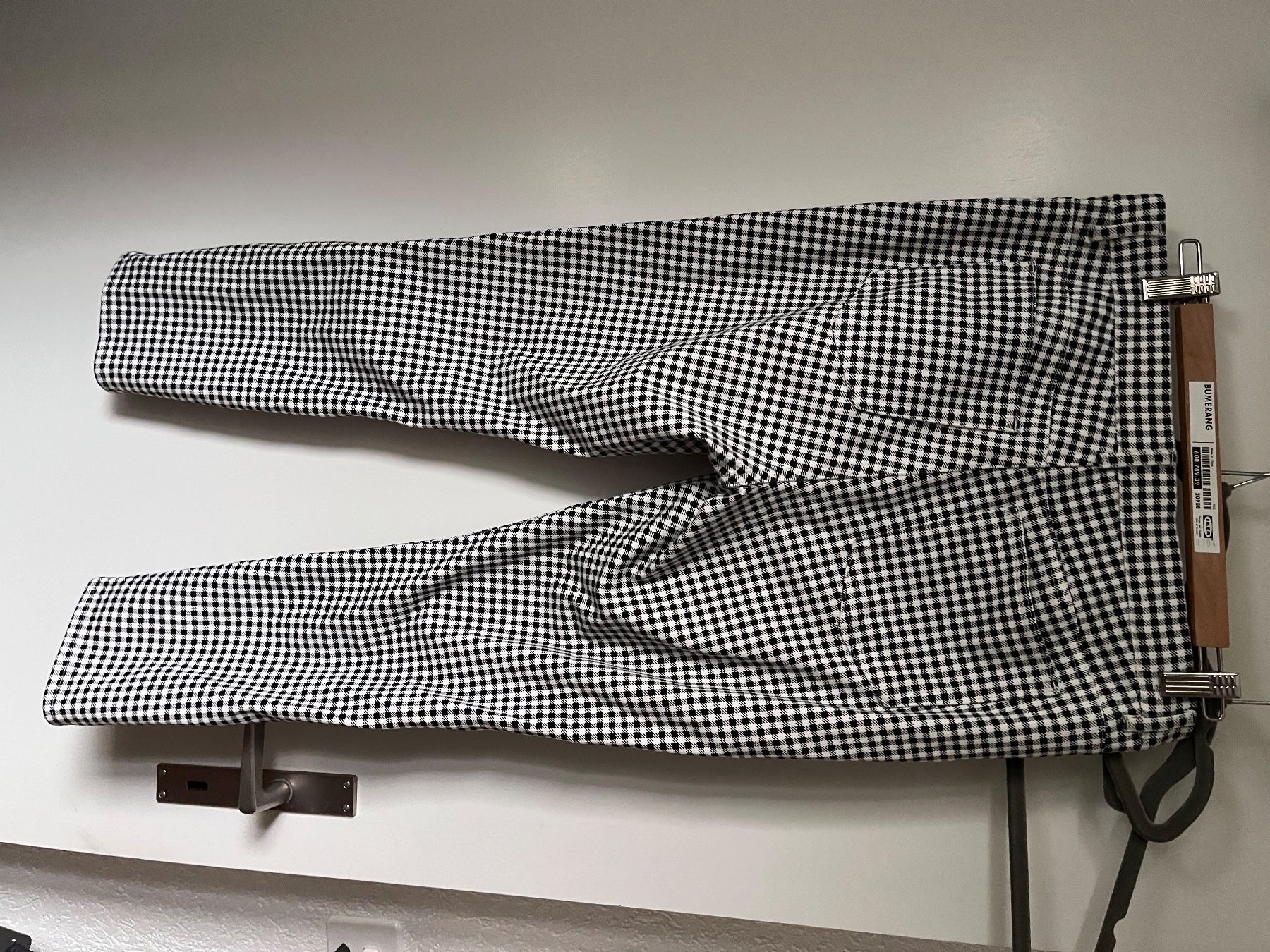 Uniqlo Pantaloni: Schicke Karomuster Hose mit Stretch, Grösse 38 – Usato da Baar venduto da DealDiHei 1
