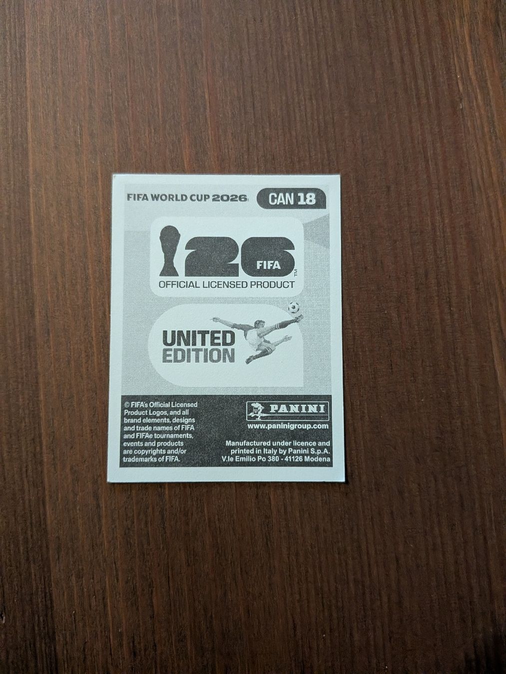 Panini Carte collezionabili: Panini Bild CAN 18 – Usato da Eschenbach SG venduto da SanFranciscoCalifornia 1