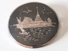 Silberbrosche aus Laos - Broche du Laos en argent