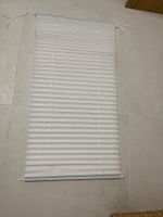 2x Plissee weiss (45cm x 130cm) mit Klemmmontage