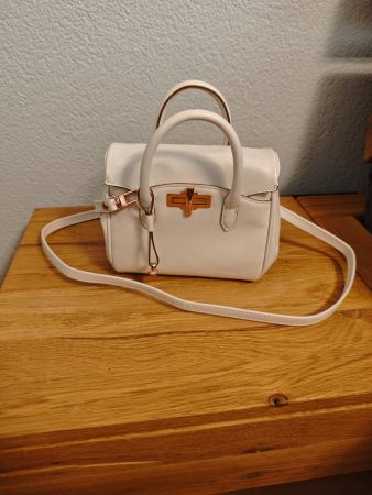 Navyboot Handtasche Crémeweiss, edel 🤍