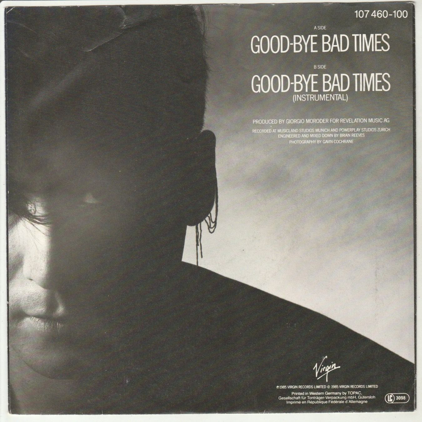Dischi in vinile: Philip Oakey & Giorgio Moroder - Good-bye bad 7" Vinyl 1985 – Usato da Tübach venduto da JamesStone 1
