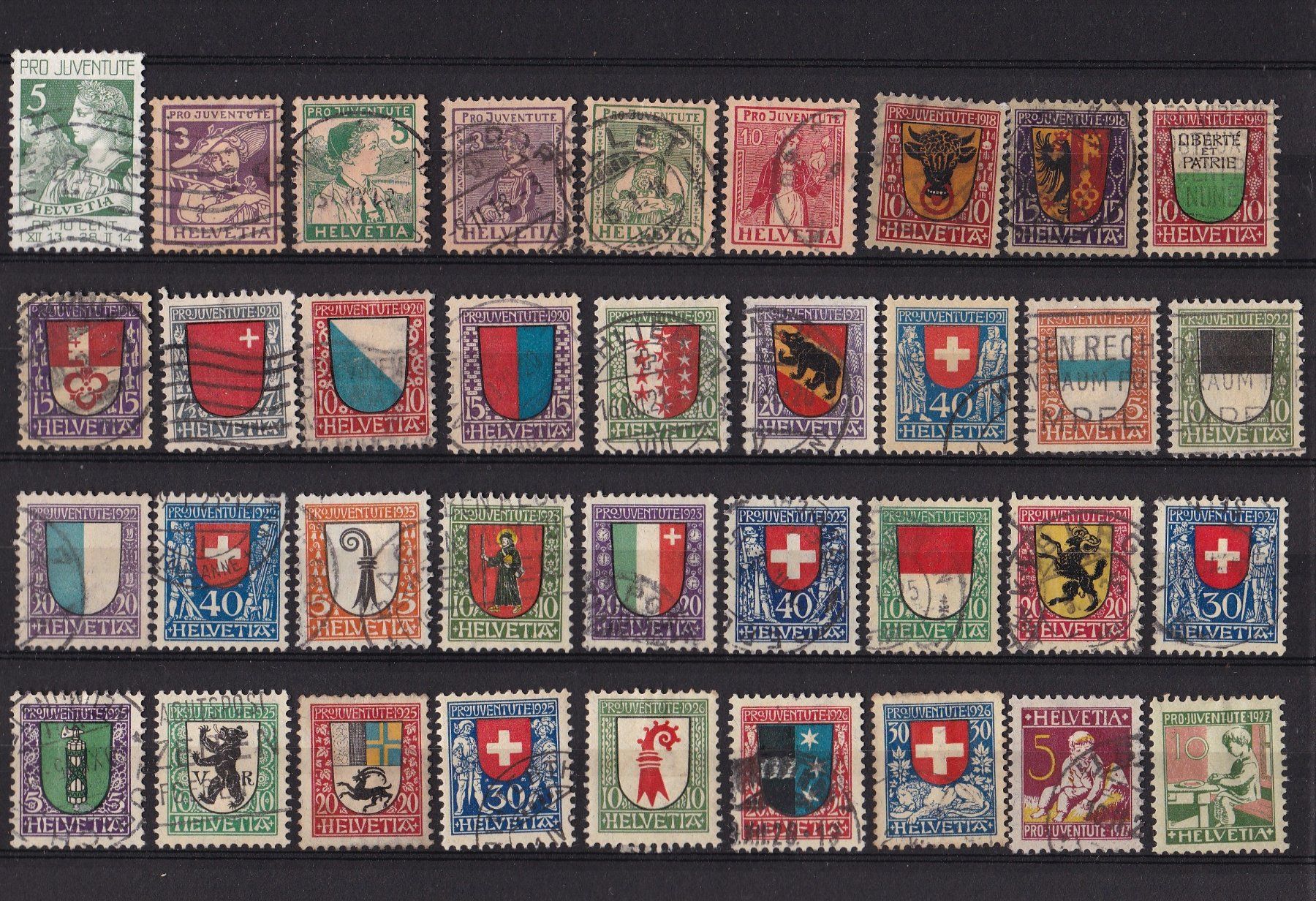 Tutti i francobolli: CH Briefmarken Lot "Pro Juventute & Pro Patria" – Usato da Münchwilen AG venduto da Nesar