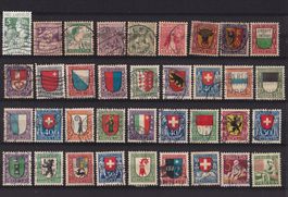 CH Briefmarken Lot "Pro Juventute & Pro Patria"