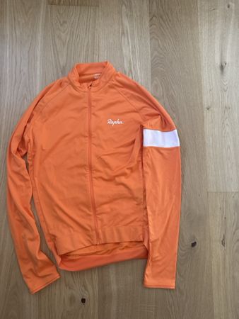 Veste cyclisme Rapha orange manches  longues taille M