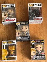 Funko Pop Star Wars 5 Figuren Set Luke Skywalker Darth Vader