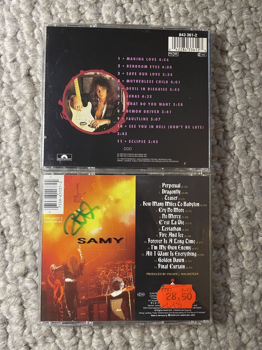 CDs: 2x Yngwie Malmsteen – Gebraucht aus Reinach AG von trigger7811 2