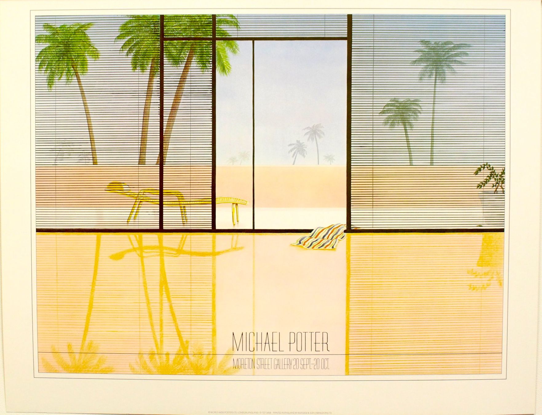 Poster & Bilder: Michael Potter Studio Palm Beach Poster – Gebraucht aus Bruettisellen von Collector_Store